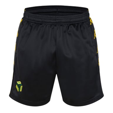 Kappa - "Banda 10 Too Hot" Laufshorts für Herren (Schwarz/Leuchtend Gelb)