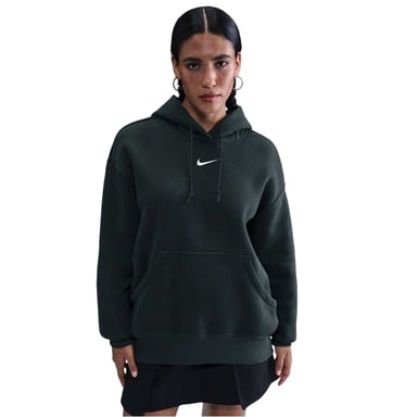 Nike - Kapuzenpullover für Damen, Zum Überziehen, Fleece, Übergroß (Algen/Segel)