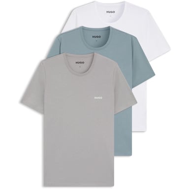 Hugo - Schlafanzug-Oberteil für Herren (3er-Pack) (Weiß/Blau/Grau)
