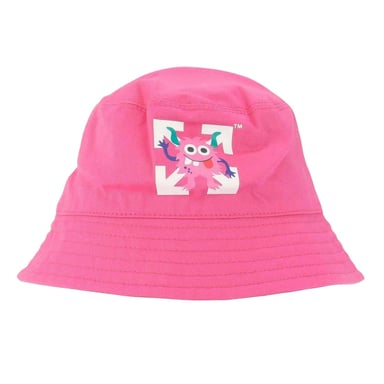 Off White - Schlapphut, Canvas (Pink)