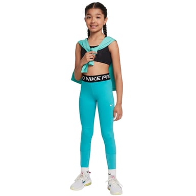 Nike - "Pro" Strumpfhosen für Mädchen (Staubiges Kaktusgrün)