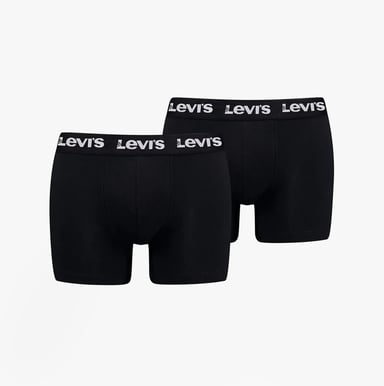 Levi's Repeat Logo Herren 3er-Pack Boxershorts Schwarz
