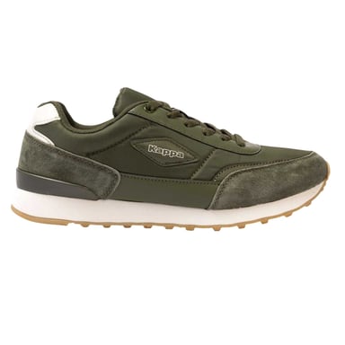 Kappa - Sneaker für Herren, Wildleder, Flach (Armee-Grün)