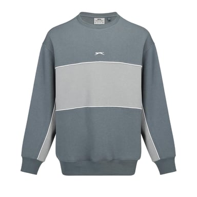 Slazenger - Sweatshirt für Herren, Rundhalsausschnitt, Fleece (Schiefer/Grau)