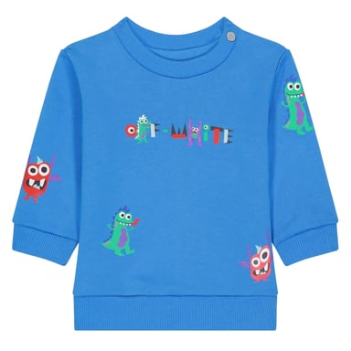 Off White - Pullover Top für Baby, Baumwollmischung, Regulär (Blau)
