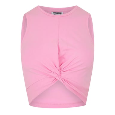 Noisy May - Kurzes Top für Damen, Ärmellos (Bonbon)
