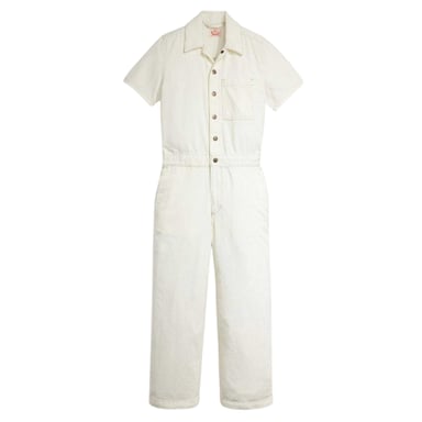 Levis - Jumpsuit für Damen, Mit Kragen, Regulär (Naturweiß)