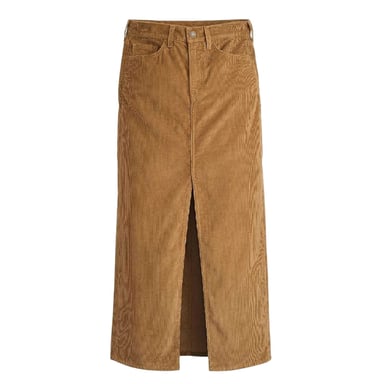 Levis - Langer Rock für Damen, Denim, Hoch geschnitten (Hermelin)