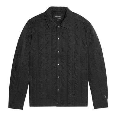Lyle & Scott - Hemdjacke für Herren, Regulär (Schwarzeis)