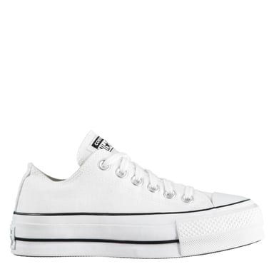 Converse - "Chuck Taylor" Schuhe mit Plattform-Sohlen für Damen, Canvas (Weiß/Schwarz)