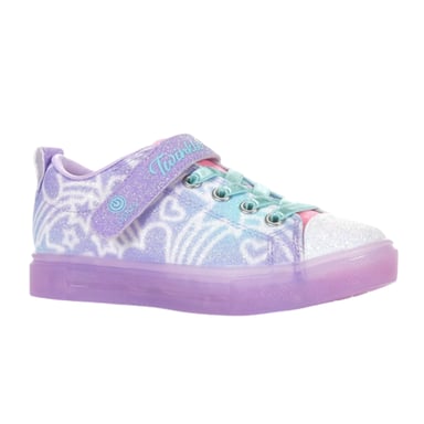 Skechers - "Twinkle Toes" Sneaker für Kinder (Lavendel/Bunt)