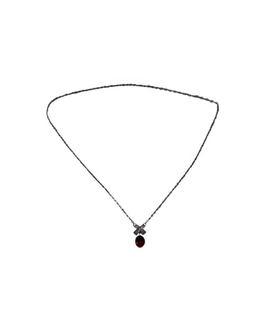 Swarovski Earrings and Necklace Jewelry Set in Red Crystal