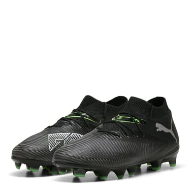 Puma Kinder-Fußballschuhe „Future 8 Pro“ für Kunstrasen (Schwarz/Grün)