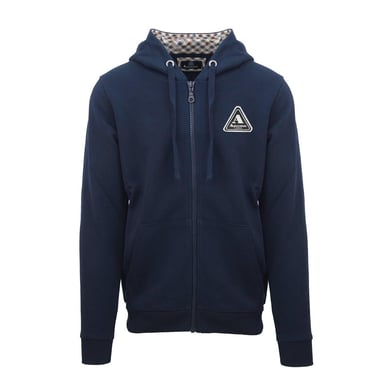 Aquascutum - "Active" Hoodie mit durchgehendem Reißverschluss für Herren (Dunkel-Marineblau)