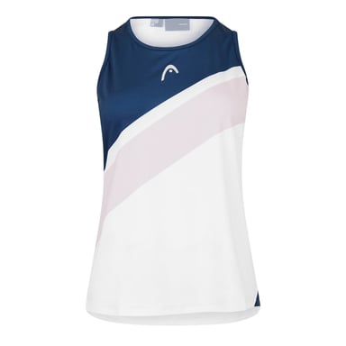 Head - Ärmelloses Oberteil für Damen (Weiß/Marine/Pink)