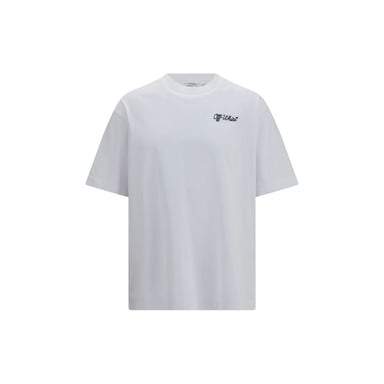 Off-White Weißes Baumwoll-T-Shirt