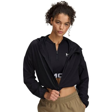 Under Armour - "Unstoppable" Kapuzenjacke für Damen, gewebter Stoff (Schwarz)