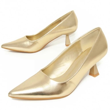 Montevita Damen-High-Heel-Schuh, goldfarben