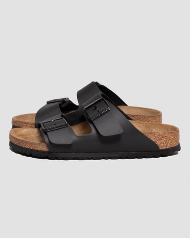 Birkenstock Arizona Birko Flor Schwarze Sandalen