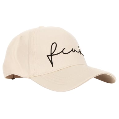 French Connection - "FCUK" Baseball-Mütze (Steinfarben)