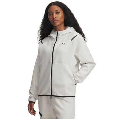 Under Armour - "Unstoppable" Sweatjacke für Damen (Naturweiß)