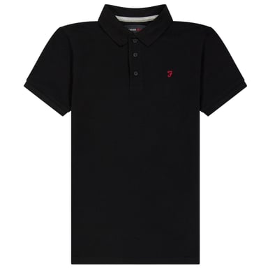Farah - "Bugsworth" Poloshirt für Jungen, kurzärmlig (Schwarz)