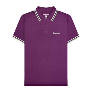 Lambretta - Poloshirt für Herren (Winterblüte/Weiß/Marine/Nussbraun)