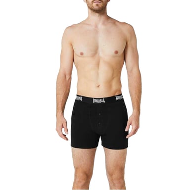 Lonsdale - Boxershorts für Herren (2er-Pack) (Schwarz)