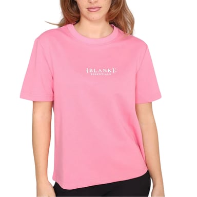 Blank Essentials - "Essentials" T-Shirt für Damen, Boyfriend - locker geschnitten (Pop Rosa)