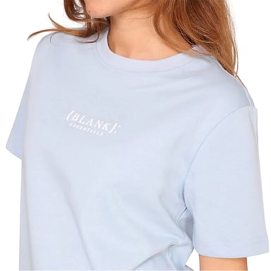Blank Essentials - "Essentials" T-Shirt für Damen, Boyfriend - locker geschnitten (Graublau)