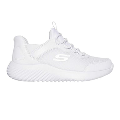 Skechers - "Bounder Brisk Burst" Sneaker für Kinder, Netzmaterial, Zum Reinschlüpfen (Weiß)
