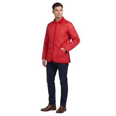 Criminal Damage - Jacke für Herren, Gesteppt, Gesteppt (Rot)