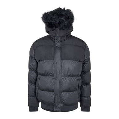 Criminal Damage - Parka für Herren, Abnehmbar (Schwarz)