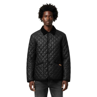 Criminal Damage - Jacke für Herren, Gesteppt, Gesteppt (Schwarz)