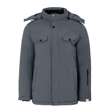 Lee Cooper - Steppjacke für Herren, mit Kapuze (Grau)