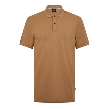 Boss - "Pallas" Poloshirt für Herren, Baumwolle (Dunkelbeige)