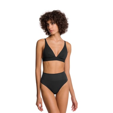 Wolford - Thong für Damen, Hoch geschnitten (Schwarz)