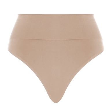 Wolford - Thong für Damen, Hoch geschnitten (Ton)