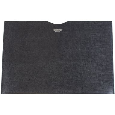 Hackett London Dokumentenschutz schwarze Tasche