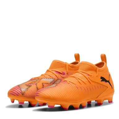 Puma - "Future 8 Ultimate" Künstlicher Boden Fußballschuhe für Kinder (Orange/Schwarz)