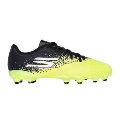 Skechers - Fußballschuhe mit festem Boden für Kinder (Gelb/Schwarz)