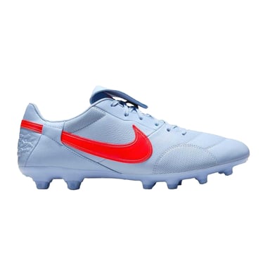 Nike - "Premier 3" Klassisch Fußballschuhe mit festem Boden für Herren, Leder (Blau/Violett)