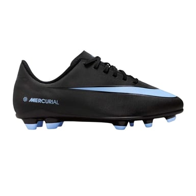 Nike - "Vapor" Fußballschuhe mit festem Boden für Kinder (Schwarz/Blau)