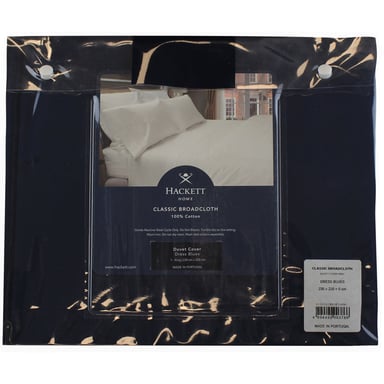 Hackett Klassische Baumwoll-Duvetbezug Navy König