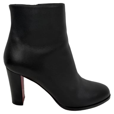 Christian Louboutin Adox 85 Stiefeletten aus schwarzem Leder