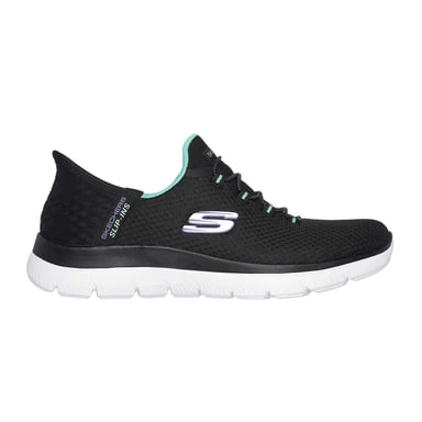 Skechers - "Summits - Diamond Dream" Freizeitschuhe für Herren, Zum Reinschlüpfen (Schwarz/Türkis)