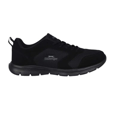 Slazenger - "Force" Sneaker für Herren, Netzmaterial (Schwarz/Schwarz)