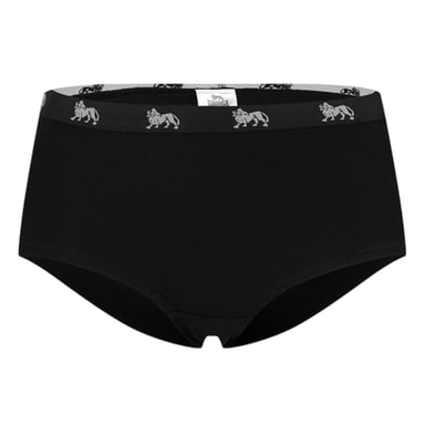 Lonsdale - Slips für Damen, Baumwolle (Schwarz/Fluoreszierendes Pink)