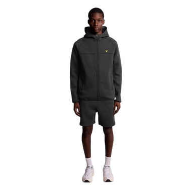 Lyle & Scott - Hoodie mit durchgehendem Reißverschluss für Herren, Raglanärmel (Schwarz)
