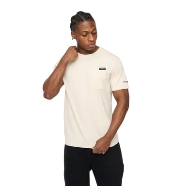 Crosshatch - "Preece" T-Shirt für Herren (Helles Steingrau)